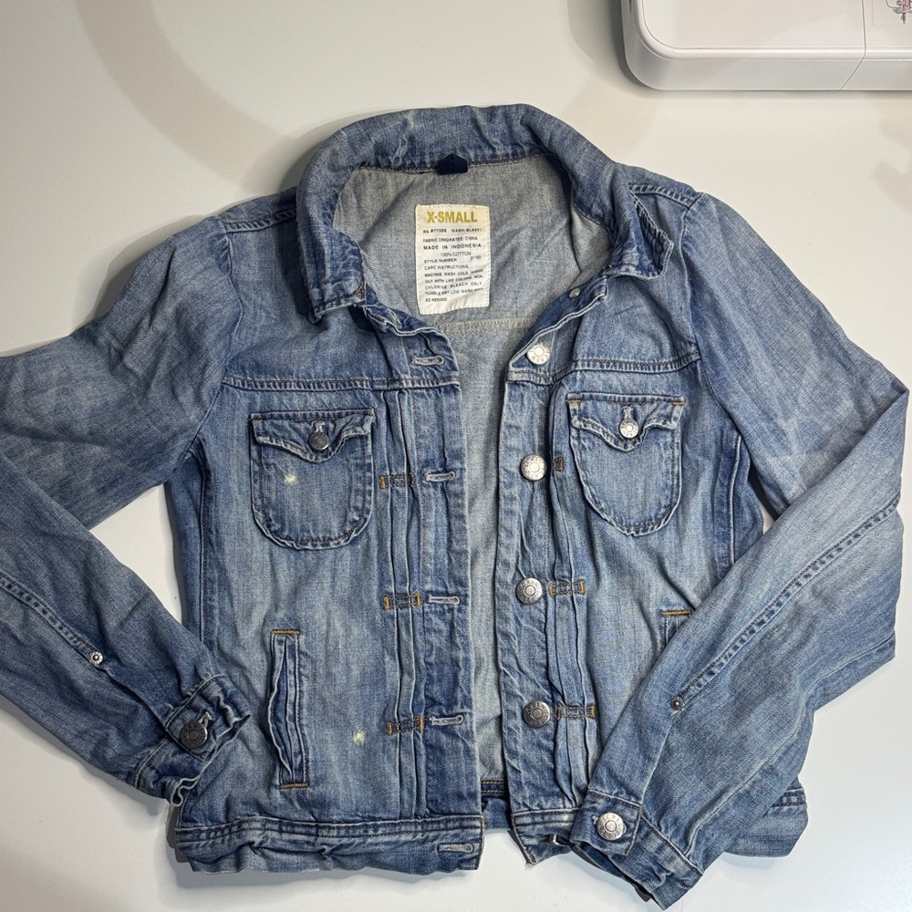J Crew Jean Jacket xsmall